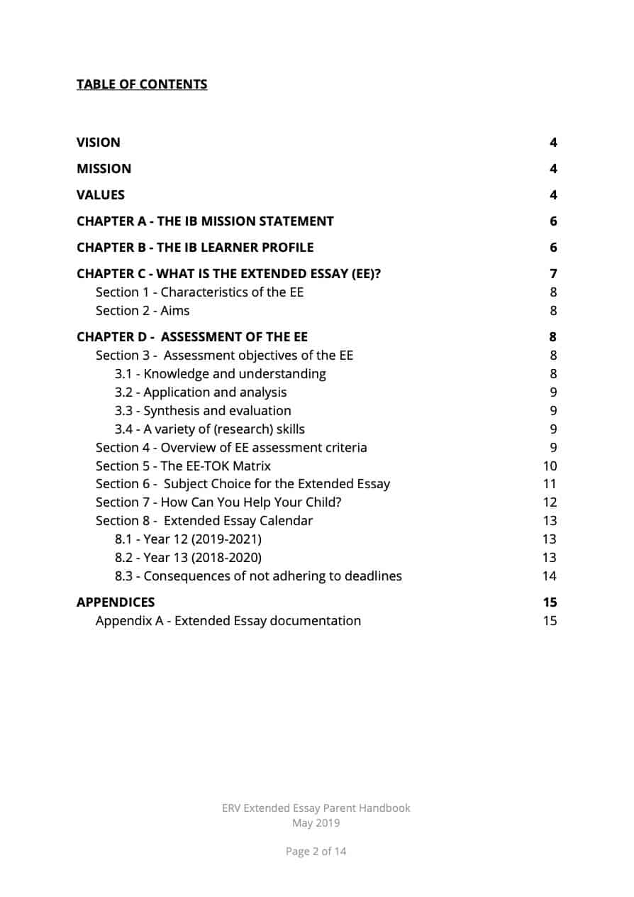 Extended essay ideas picture